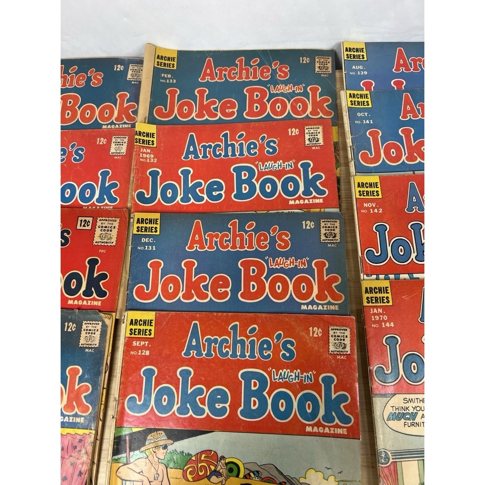 Vintage Archie's Joke Book Comic Lot (20) Silver Bronze Age Run - Picture 4 of 16